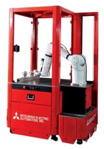 Absolute Machine Tools Will Co-Exhibit the LoadMate Plus™ Machine Tending Robotics Cell with Mitsubishi Electric Automation