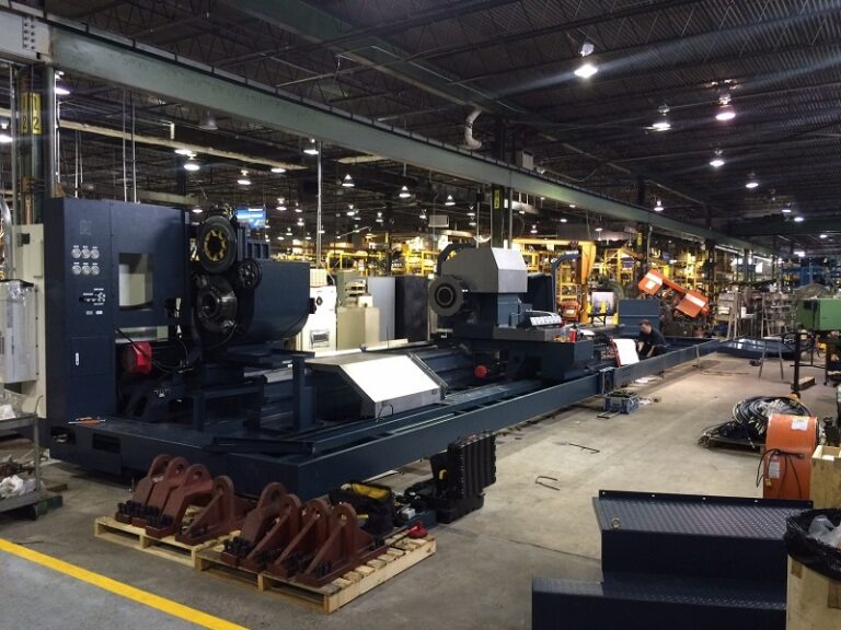 Installation of LC 50360D Flat Bed Lathe