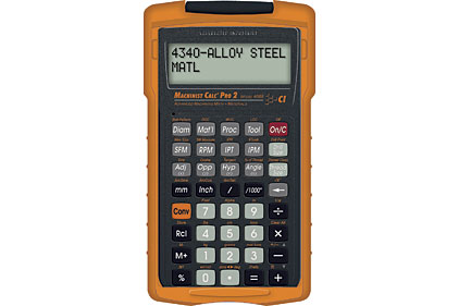 Advanced Machining Math, Materials and Reference Calculator