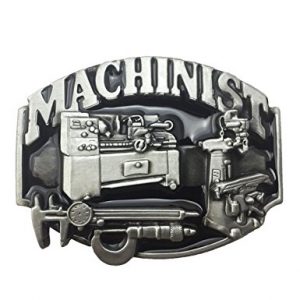 Lanxy Men’s Vintage Occupation Machinist 3D Metal Belt Buckle