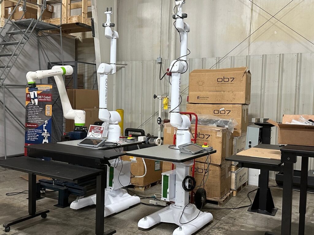 FANUC Cobot and OB7 Cobots from Productive Robotics in Lorain OH Headquarters