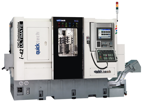 QuickTECH I 40 i 60 Ultimate 10 Axis Twin Spindle Lathe with Dual B Axes