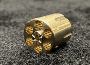 Revolver Cylinder on Quicktech S-32ATM Multi-Axis Mill/Turn Center