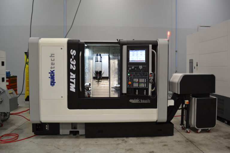 Quicktech S-ATM Compact 9-Axis Twin Spindle Mill-Turn Center