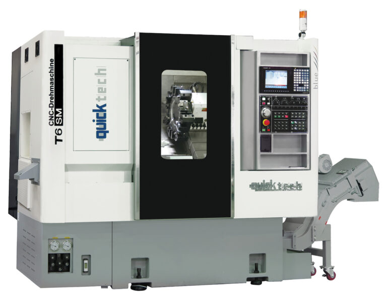Quicktech T6 Mill/Turn Series – T6 Compact (2-Axis), T6 Mill (3-Axis), T6-Sm Sub-Spindle &Amp; Live Tools