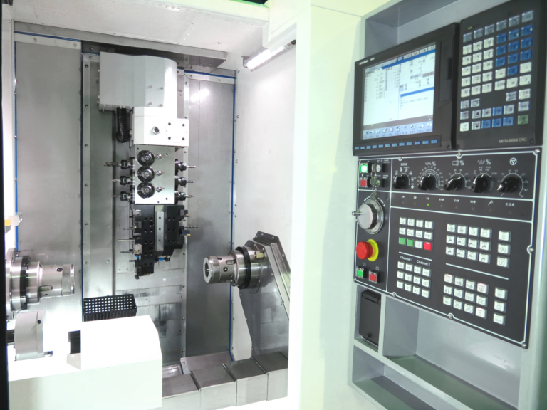 Quicktech i-Twin 42/60 7-Axis Twin Spindle TurnMill Center with B-Axis