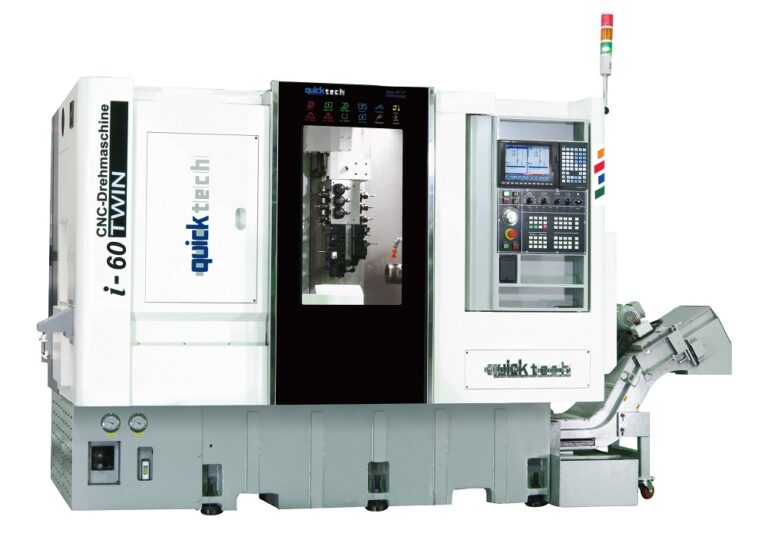 Quicktech I-42 / I-60 Twin 7-Axis Twin Spindle Mill/Turn Centers With B-Axis