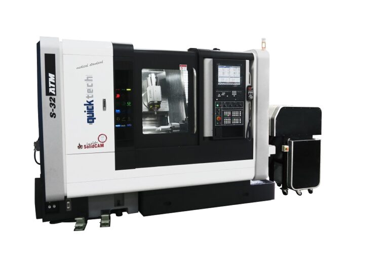 Quicktech S-ATM Compact 9-Axis Twin Spindle Mill-Turn Center